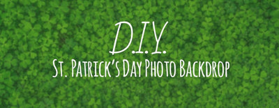 D.I.Y. St. Patrick's Day Photo Backdrop