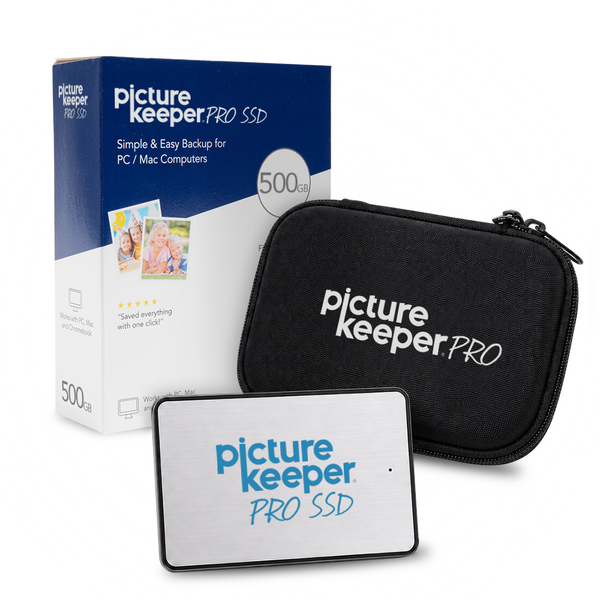 Picture Keeper PRO 500GB SSD + Case Silver/Black