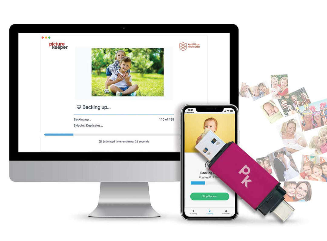 New Picture Keeper Connect Simple & Trusted Way Save Precious Memories ...