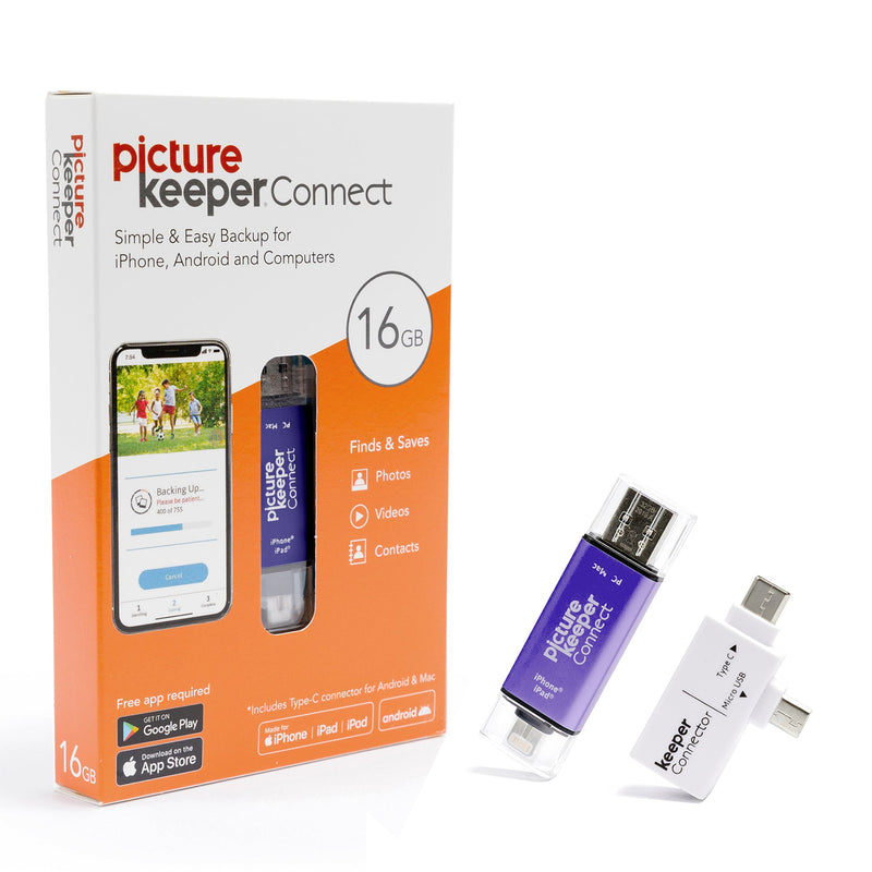 Picture Keeper Connect Blue & Purple 30% Off - PictureKeeper.com