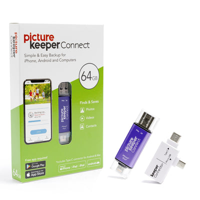 Picture Keeper Connect Blue & Purple 30% Off - PictureKeeper.com