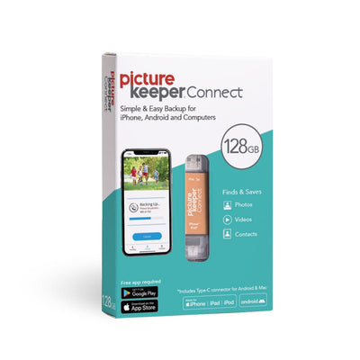 Picture Keeper Connect Classic Style with Adapter 128GB Sale - PictureKeeper.com