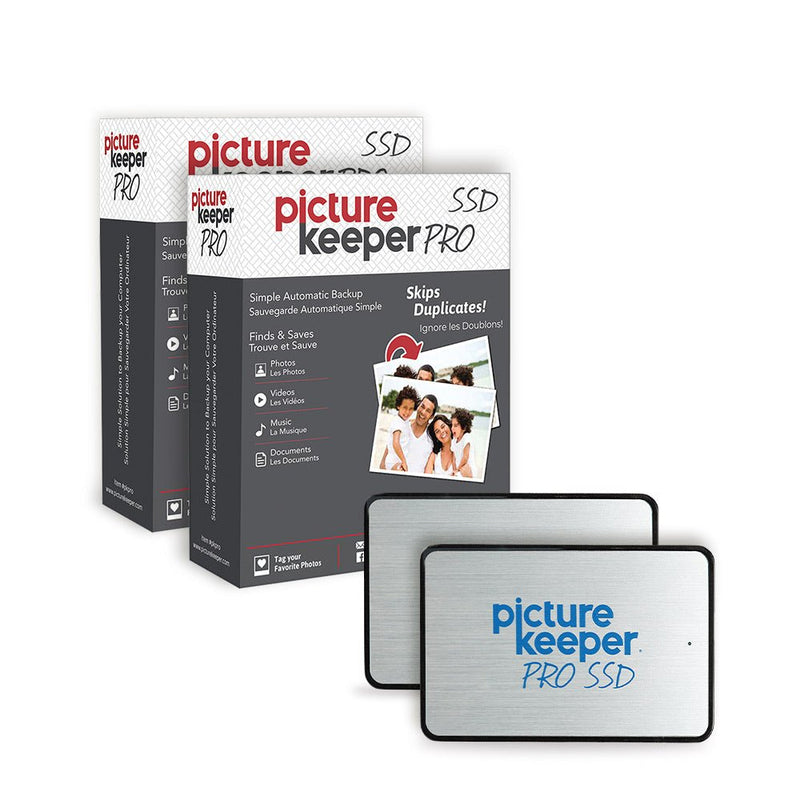 Picture Keeper PRO SSD 400GB 2 - pack - PictureKeeper.com