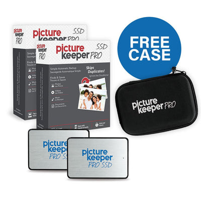 Picture Keeper PRO SSD 400GB 2-Pack + Free Case - PictureKeeper.com