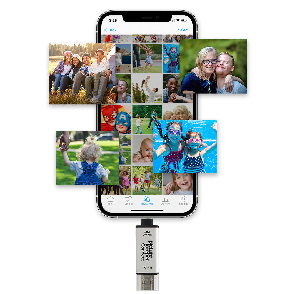 Picture Keeper Connect 32GB Storage Device w/Photo Gift Case ,Red