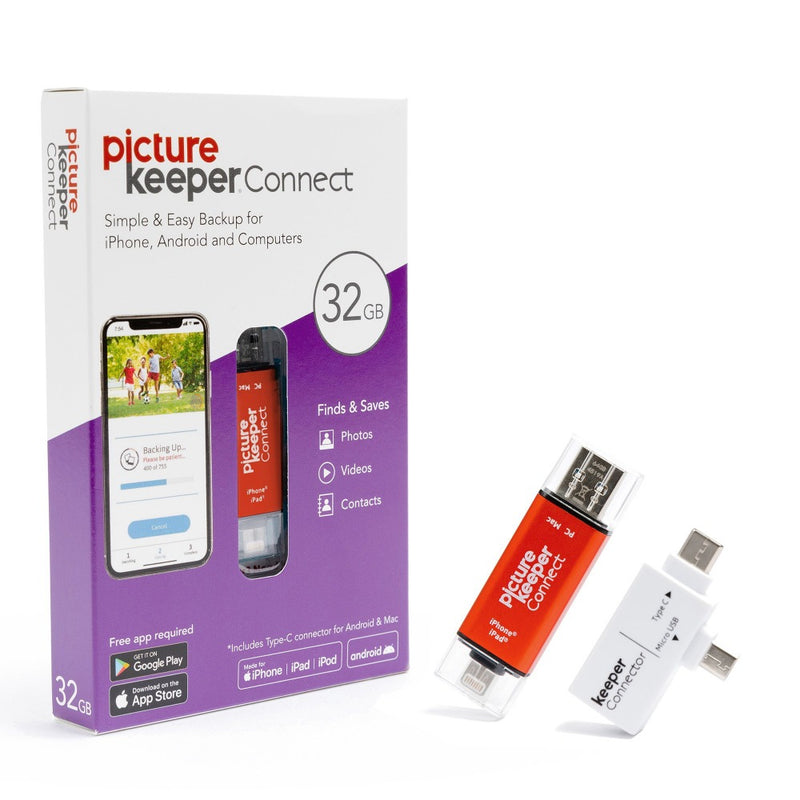 Picture Keeper Portable Flash USB Photo Backup and Storage Device for PC  and MAC Computers 32GB