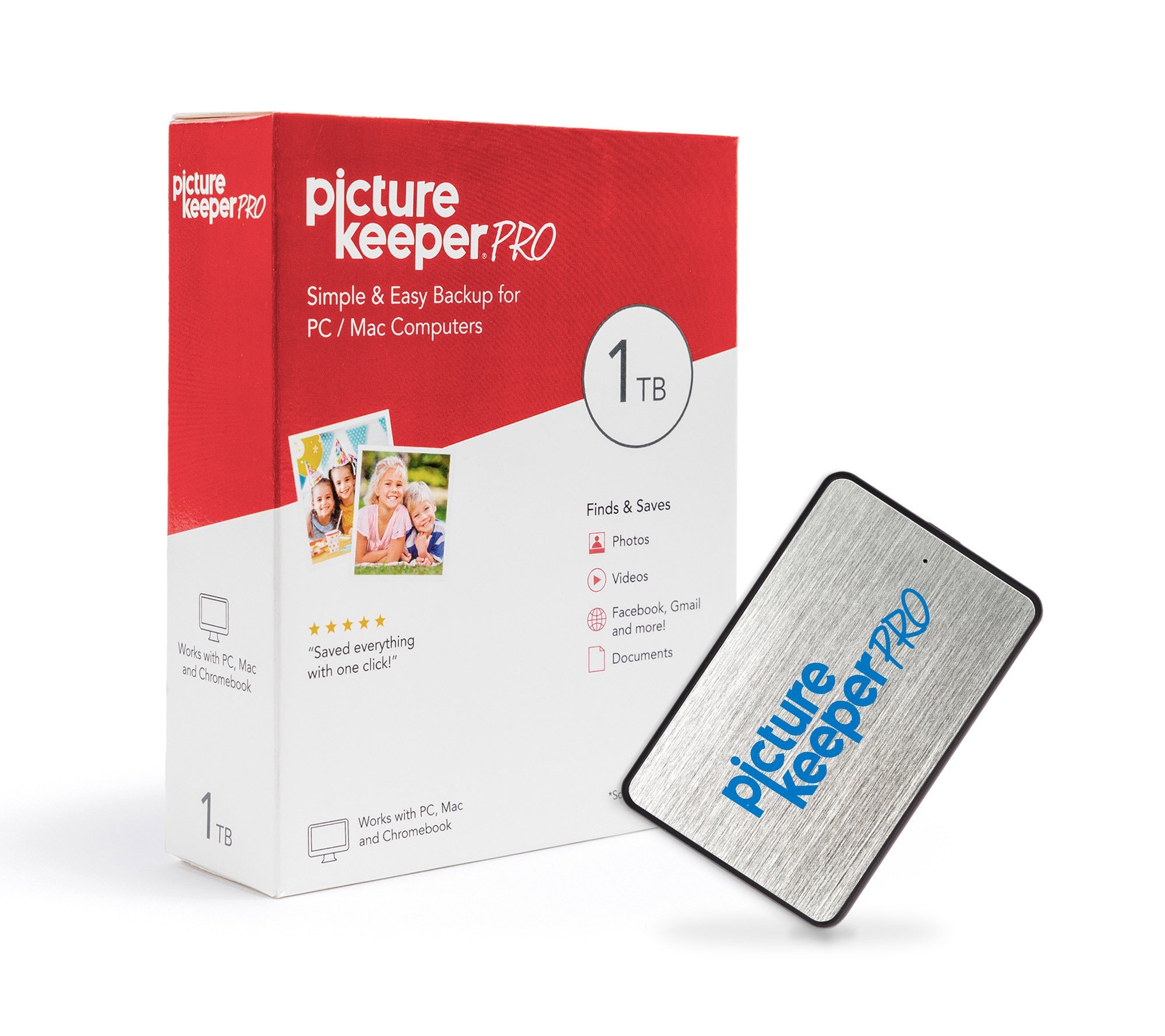 Picture Keeper Set of 2, 32GB Digital Storage &Photo Editing ,Red